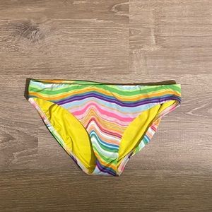 NWT Echo Design Multi Color Bikini Bottom Size Small